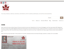 Tablet Screenshot of mnafinancialservices.com